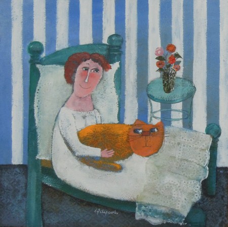 Maxikocour v postýlce 